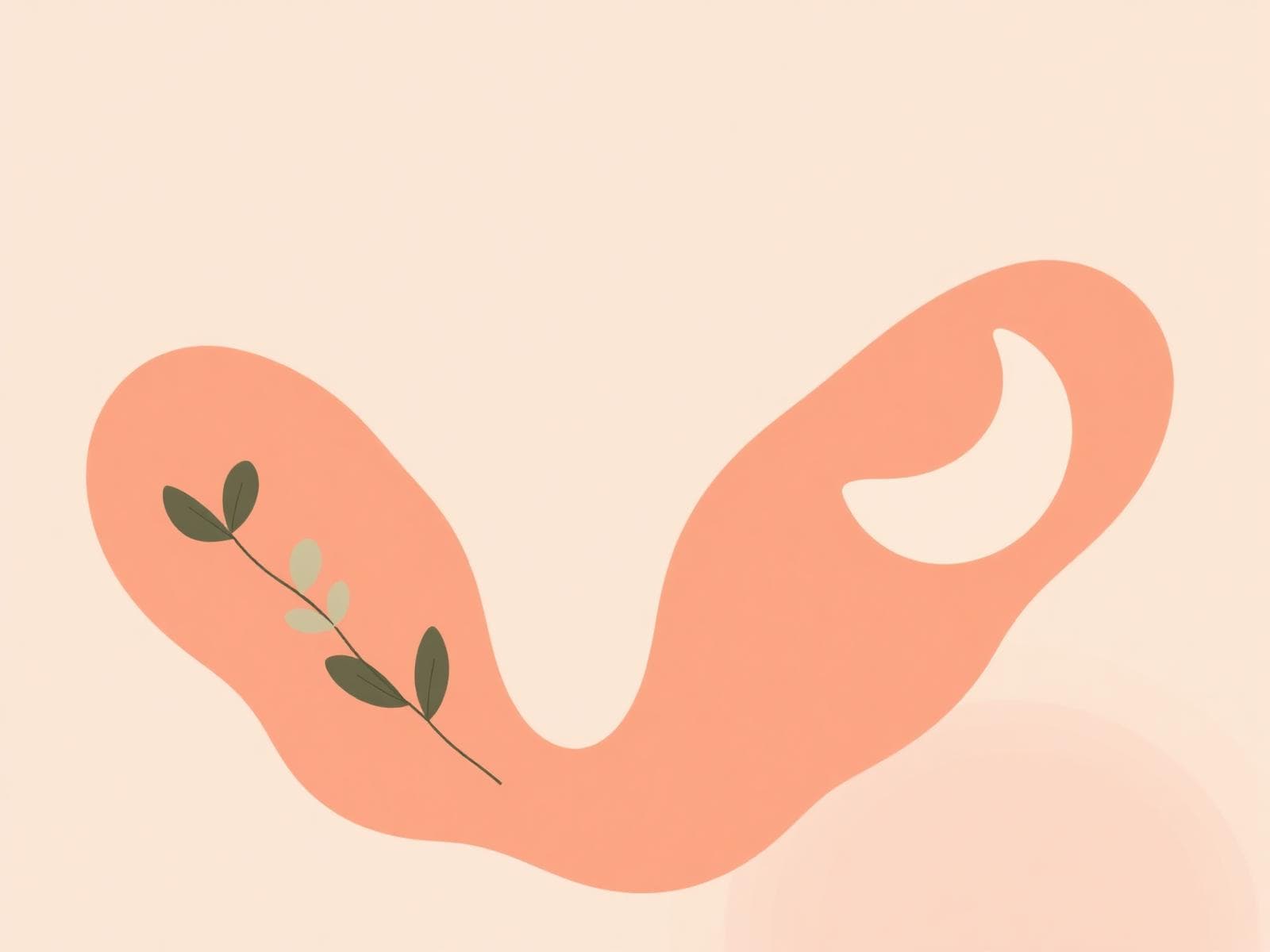 Illustration som symboliserar PMS-dagarna före mens